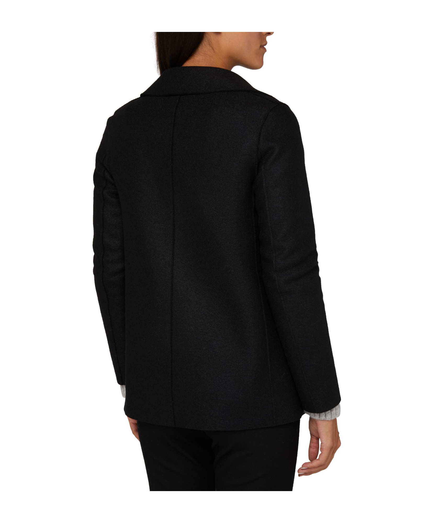 HARRIS WHARF LONDON DOUBLE-BREASTED CASUAL JACKET
