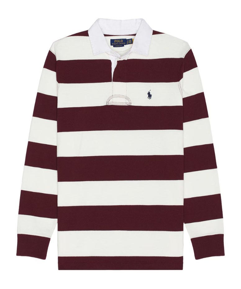 Polo Ralph Lauren Logo-embroidered Striped Cotton-jersey Polo Shirt In White