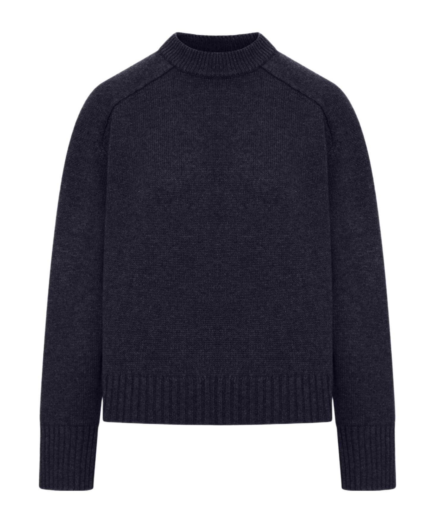 Soeur Will Wide Sweater In Merino Wool In Blue