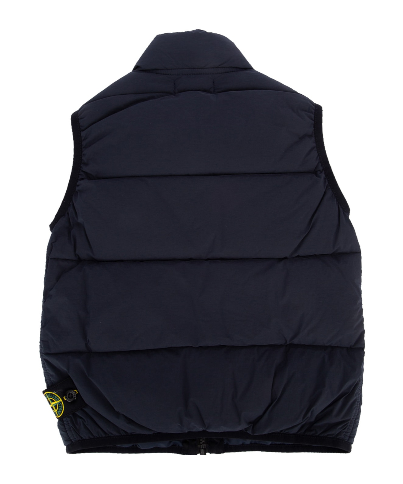 STONE ISLAND STONE ISLAND JUNIOR COMPASS-BADGE ZIPPED PADDED GILET