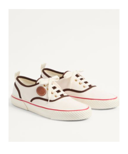 Valentino Nojoke Canvas Sneakers With Contrasting Profiles In White