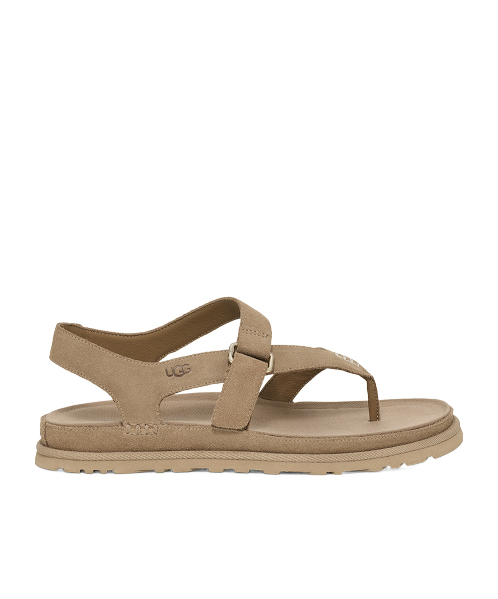 Ugg Open-toe Flat Sandals In Brown