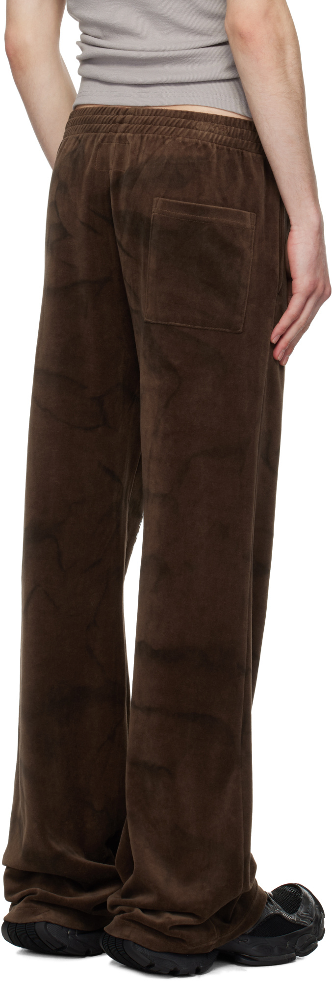 PRAYING VELVET FLARED SWEATPANTS