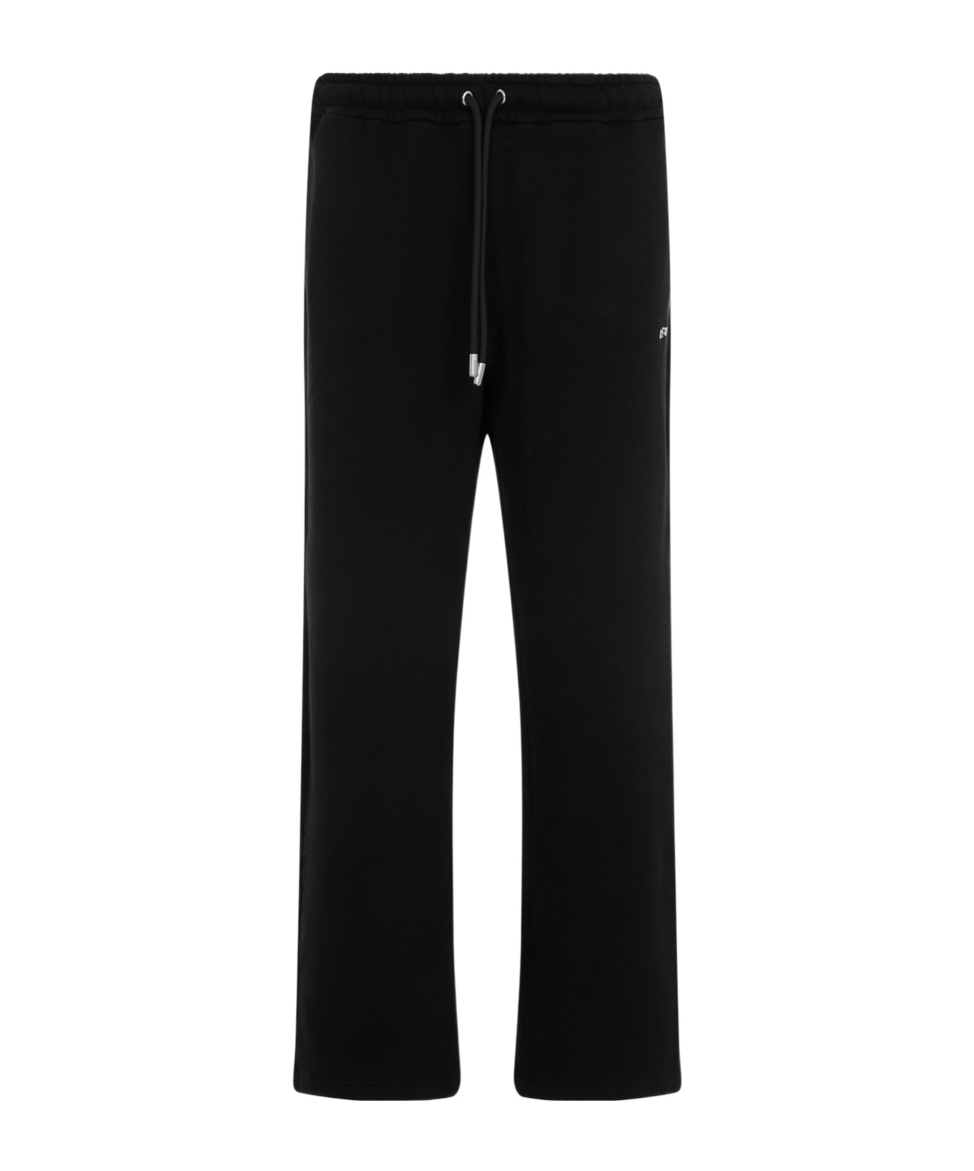 Off-white Diag-stripe Embroidered Track Pants In Black