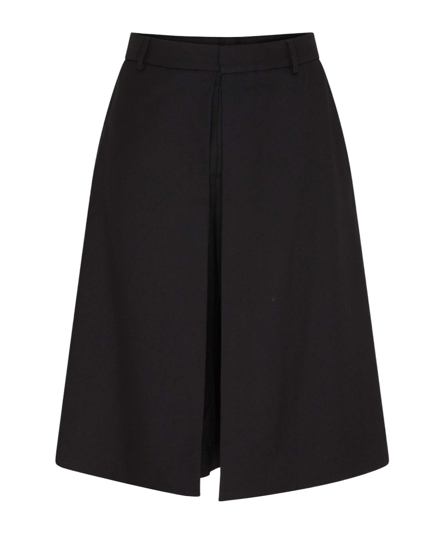 Ami Alexandre Mattiussi Waistband Loop Shorts In Black
