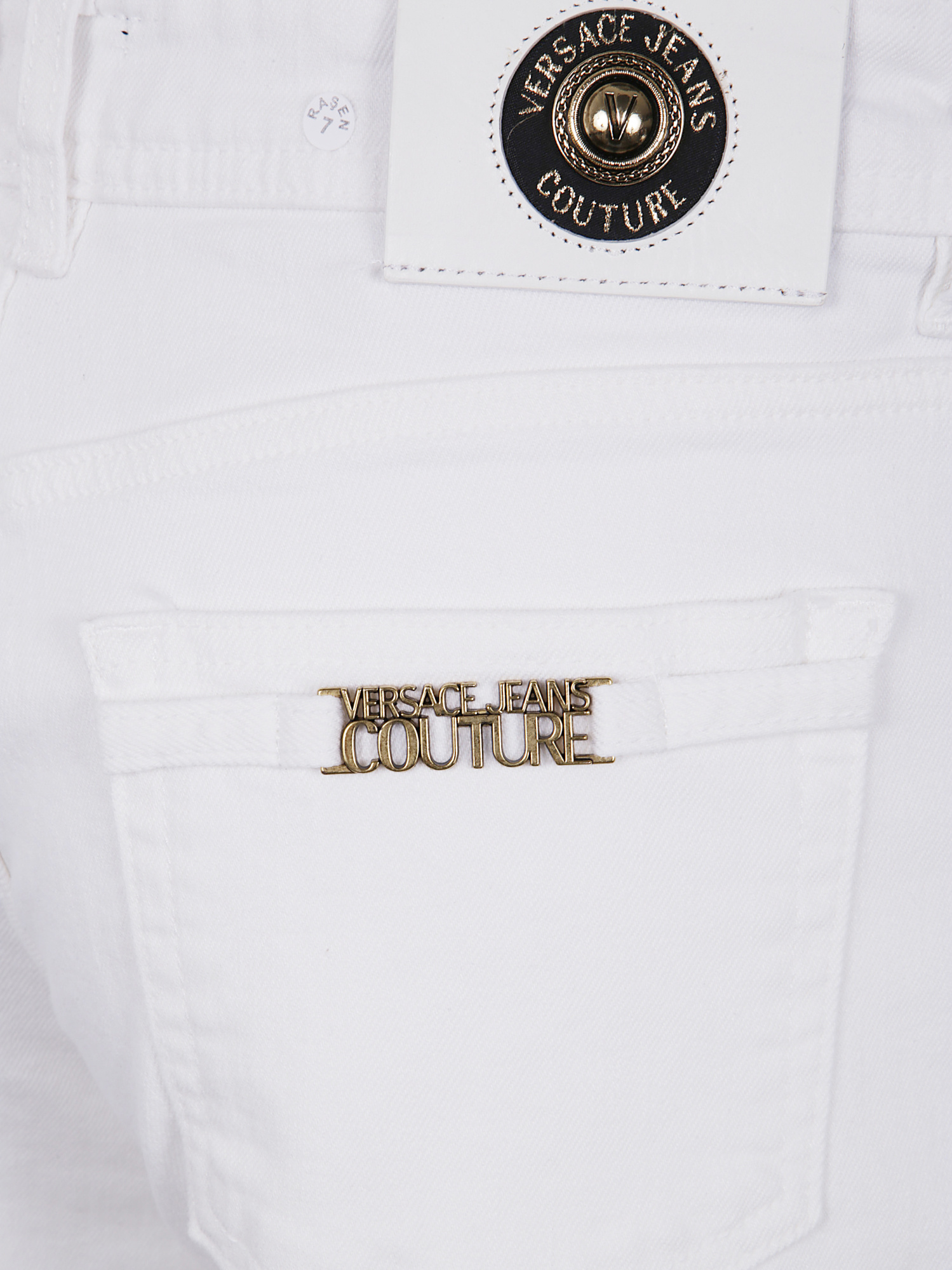 Versace Jeans Logo-lettering Jeans In White