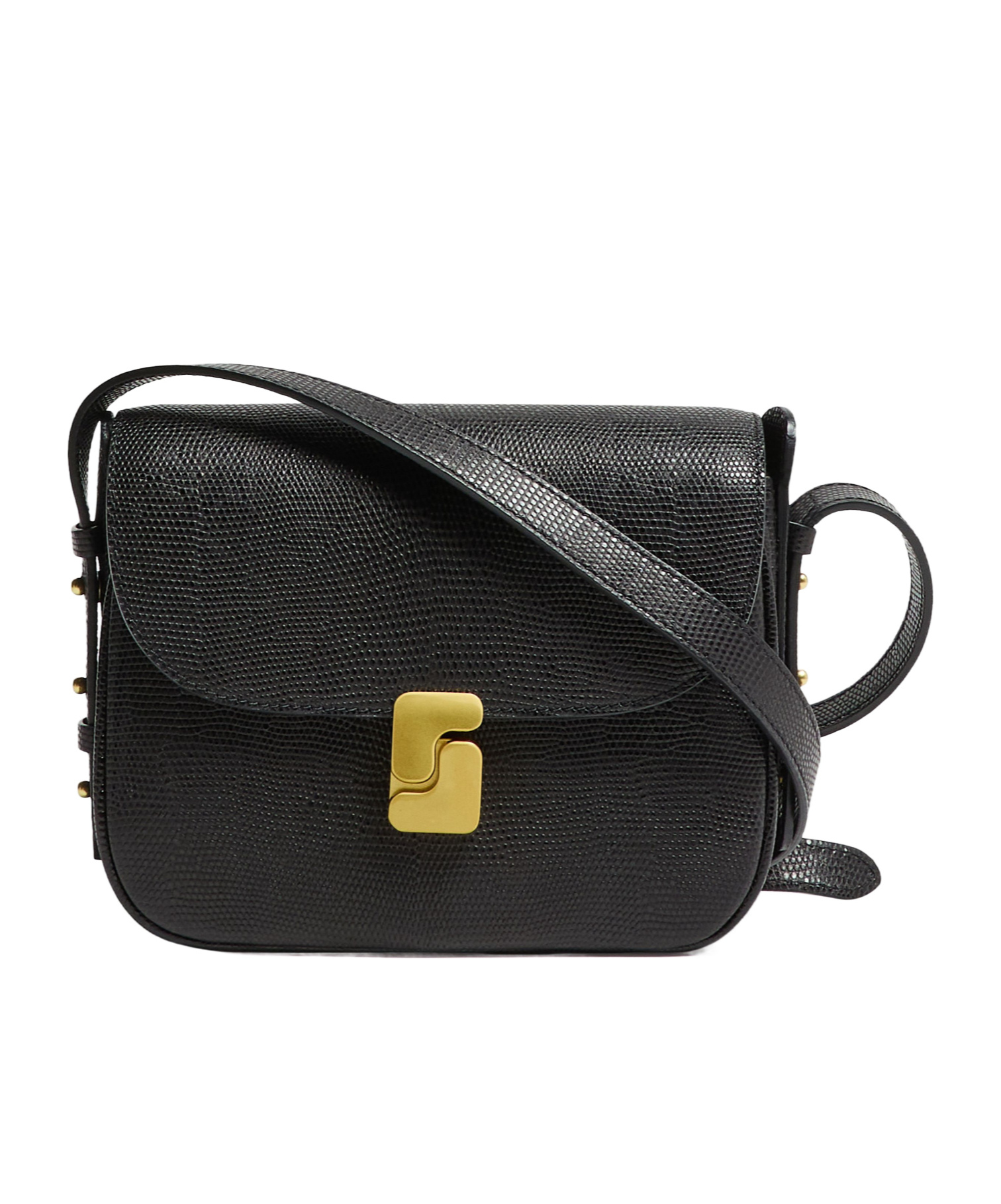 Soeur Flap Shoulder Bag In Black