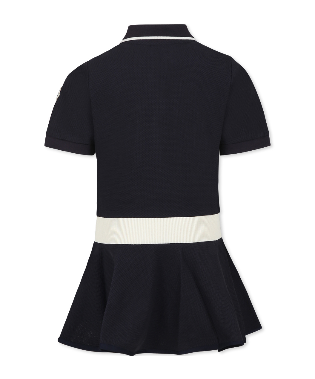 Moncler Short Sleeve Dress In Blue