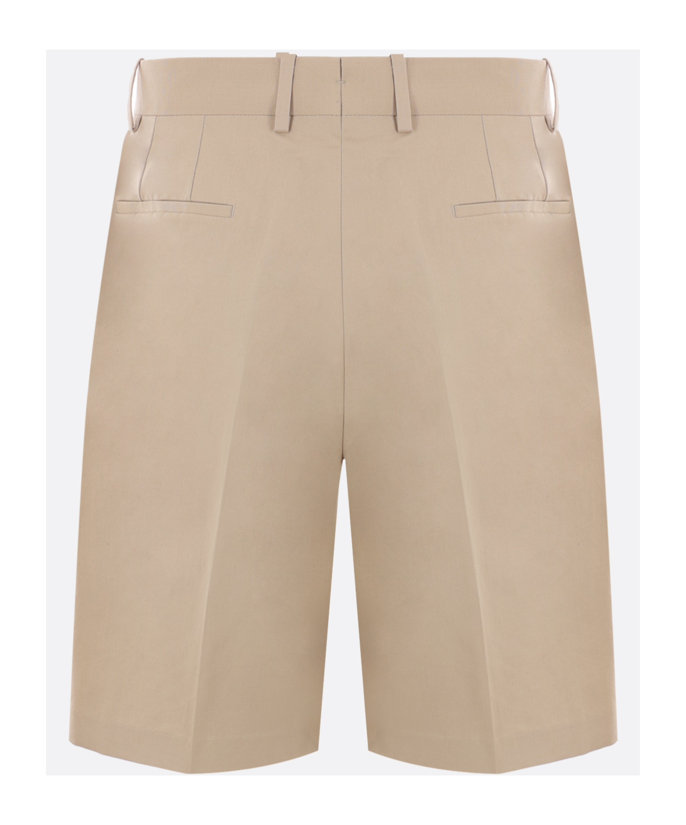 Ferragamo Belt Loop Shorts In Nude