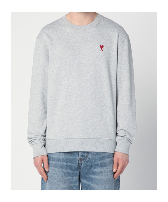 Ami Alexandre Mattiussi Long-sleeved Sweater In Blue