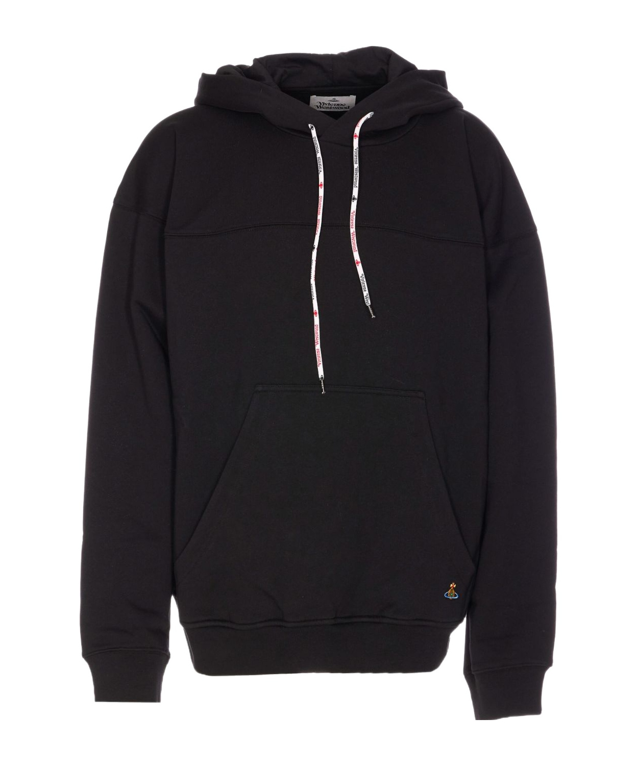 Vivienne Westwood Sweatshirt Hooded Pouch Pocket In Black