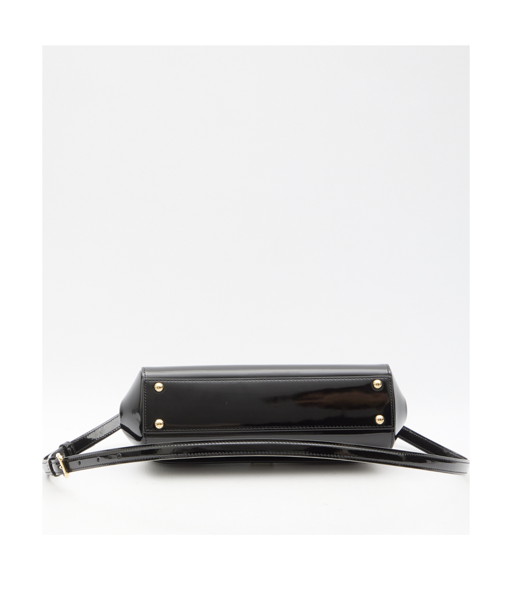 Dolce & Gabbana Elongated Sicily Cross Body Bag In Black