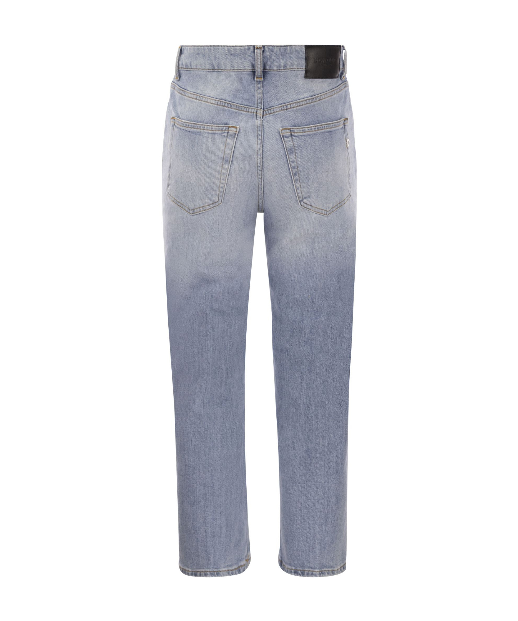 Dondup Tami Jeans Cinque Tasche A Gamba Larga In Gray