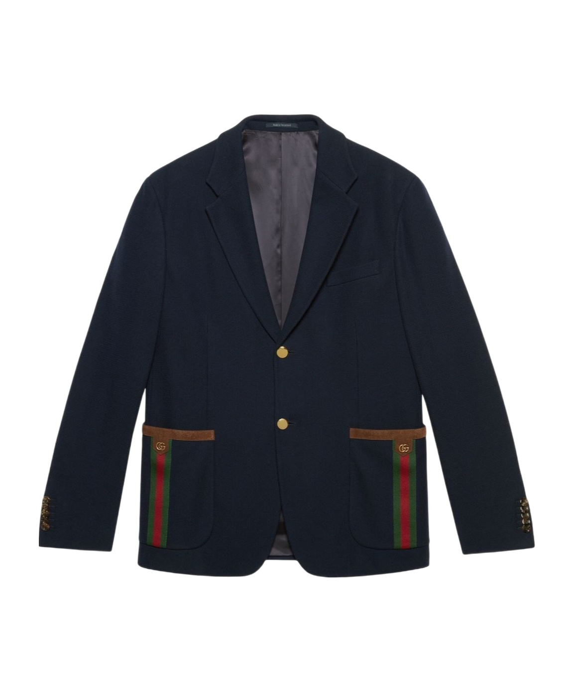Gucci Single-breasted Blazer In Black
