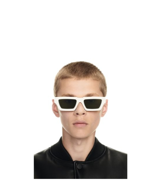 Off-white Manchester Square-frame Sunglasses In Green