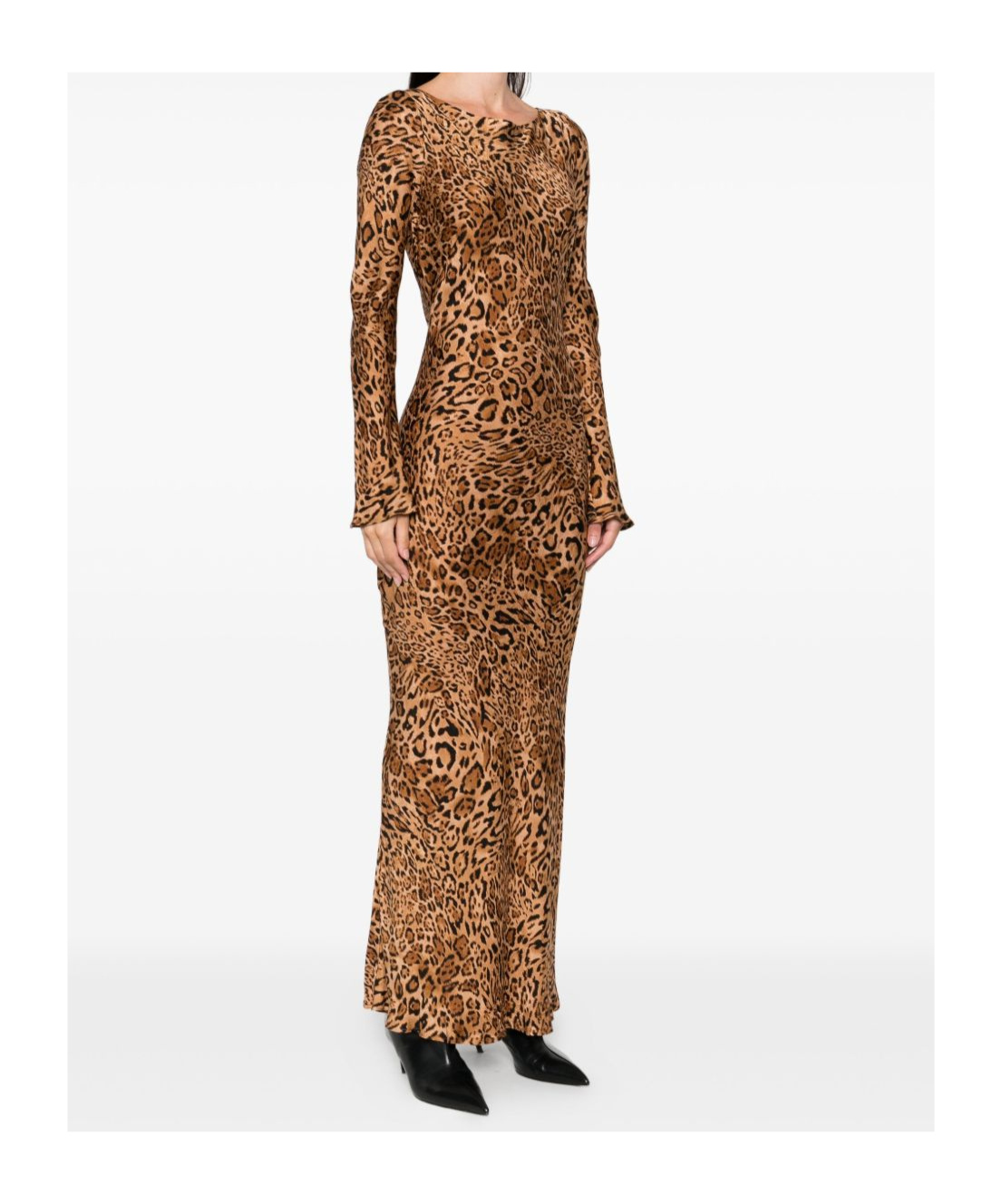 Twinset Abito St. Animalier In Brown