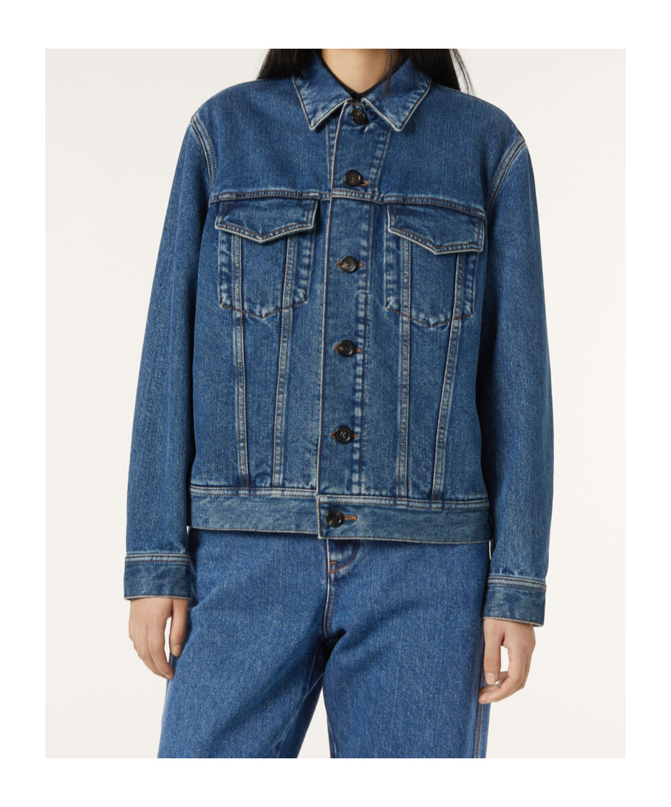 Shop Loro Piana Tulus Denim Coat In Blue