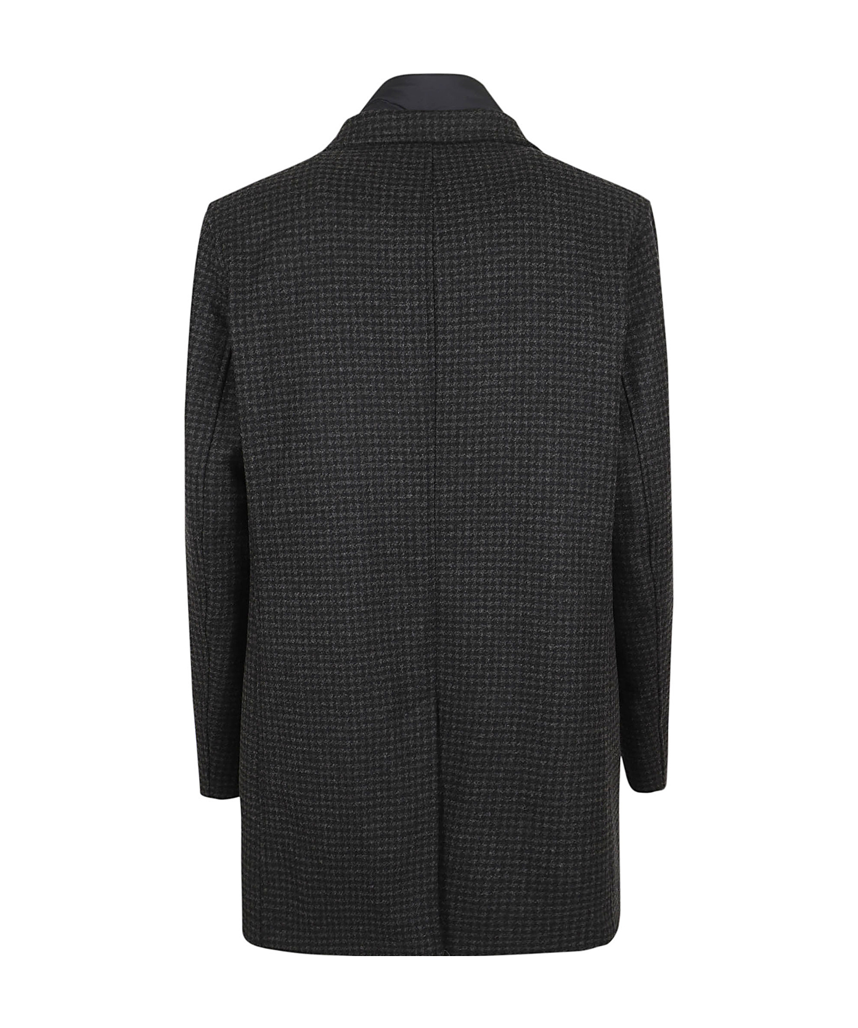 Herno Ca000200u.33436r-9394 Nero Grigio In Black