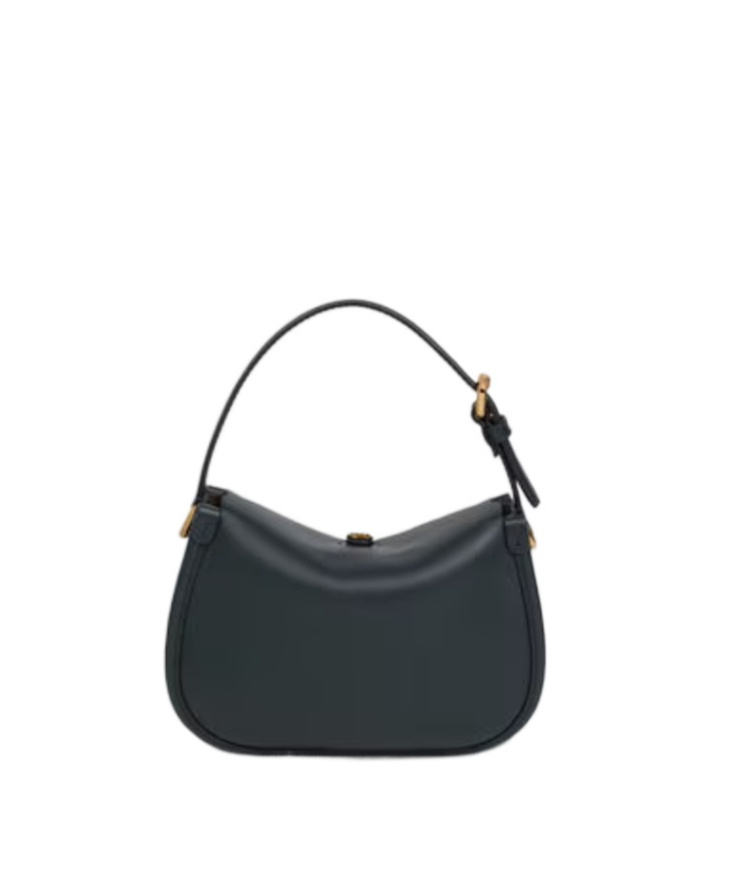 Etro Small Pony Buckled Shoulder Bag In Blue