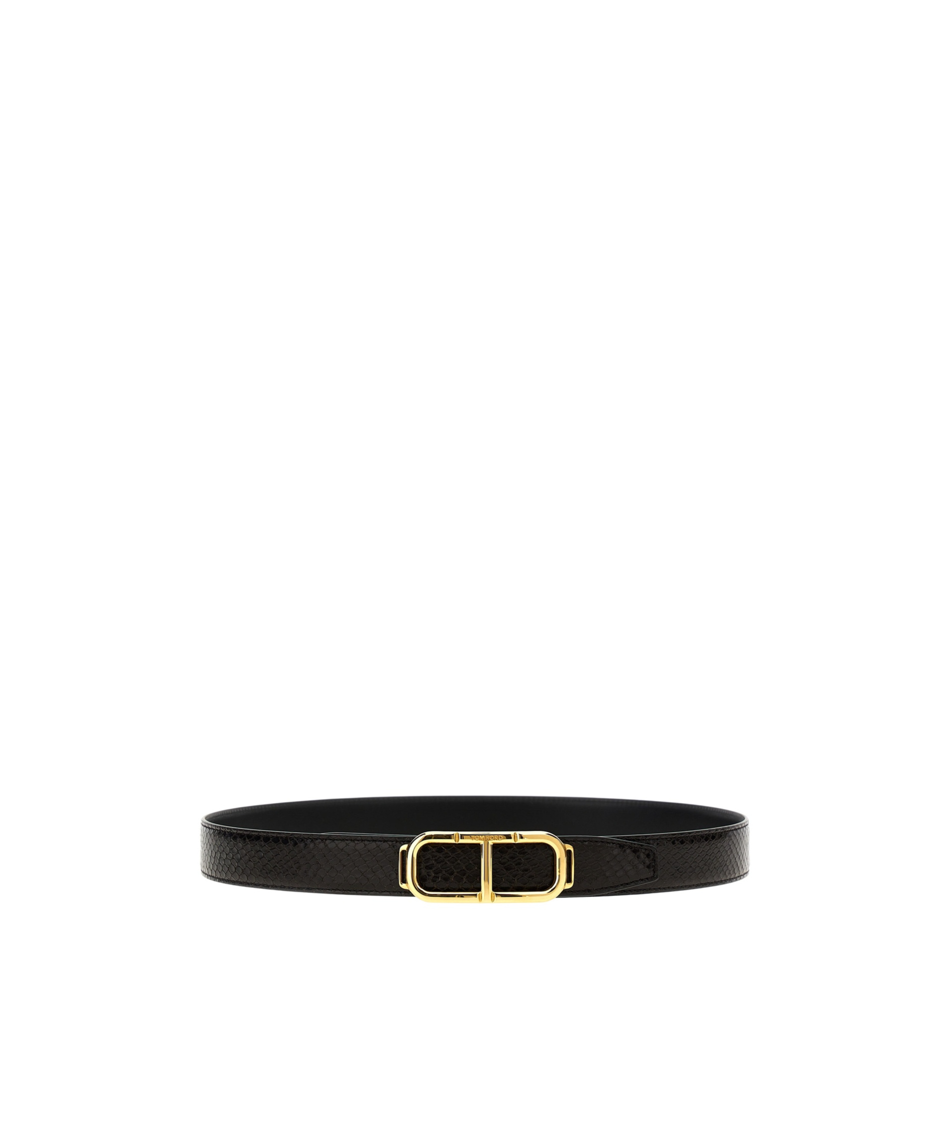 Tom Ford Double-sided Belt In Black