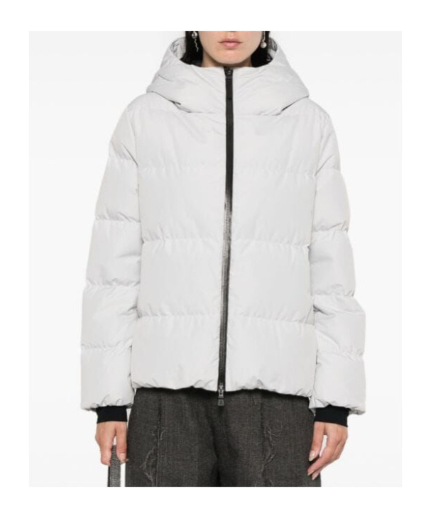 Herno Fendi Printed Stretch Nylon Reversible Swimsuit In White