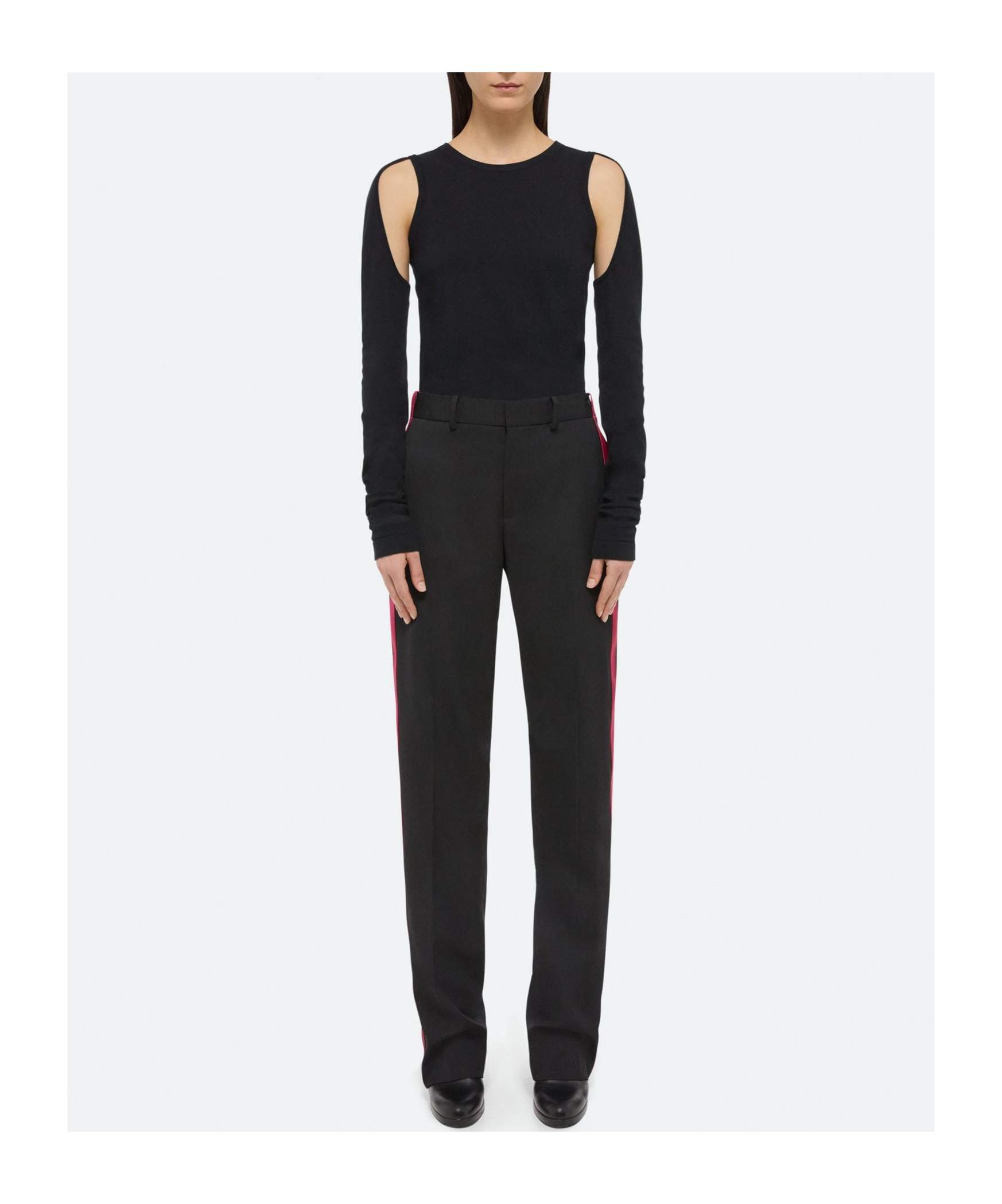 HELMUT LANG HELMUT LANG CUT OUT KNITTED JUMPER