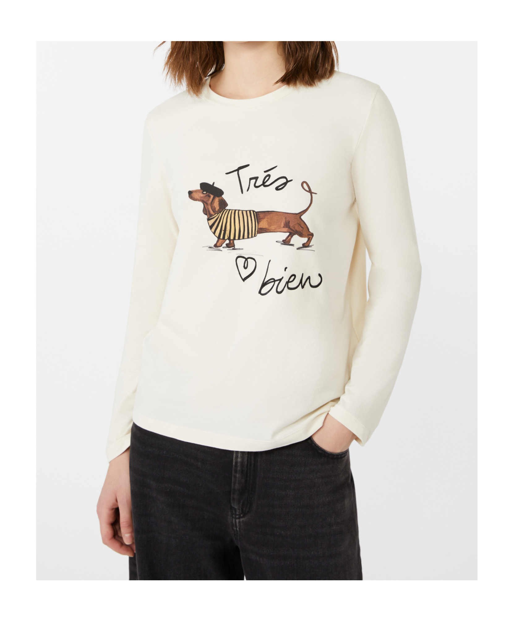 Weekend Max Mara Fitted Stretch Jersey T-shirt In White