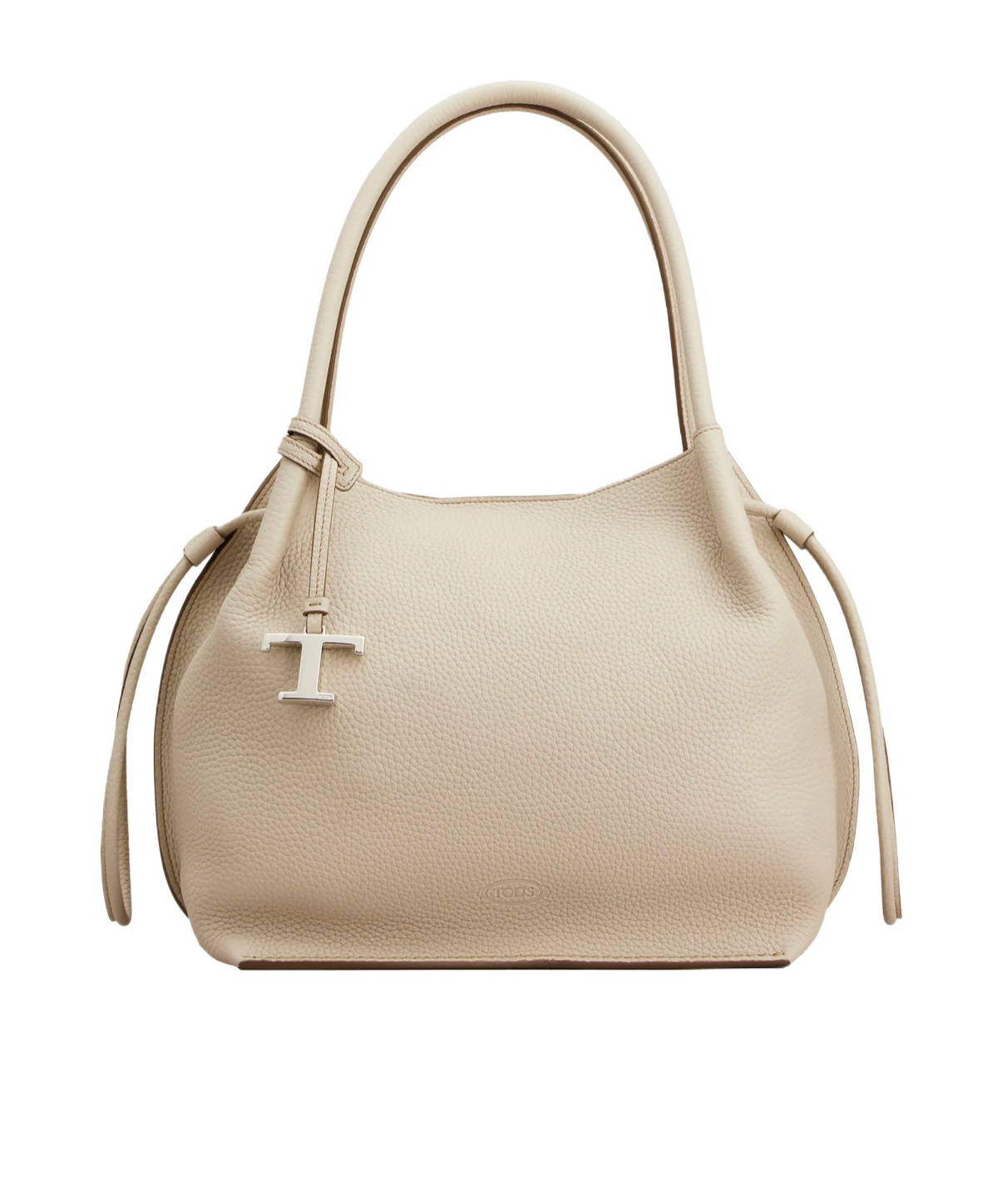 Tod's Medium Double Handle Bucket Bag In White