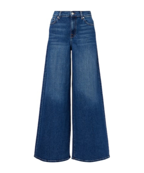 7 For All Mankind Marie Wide-leg Jeans In Blue