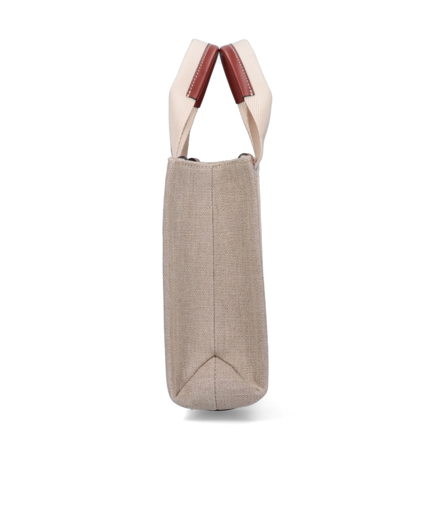 Chloé Small Double Handle Shoulder Bag In Nude