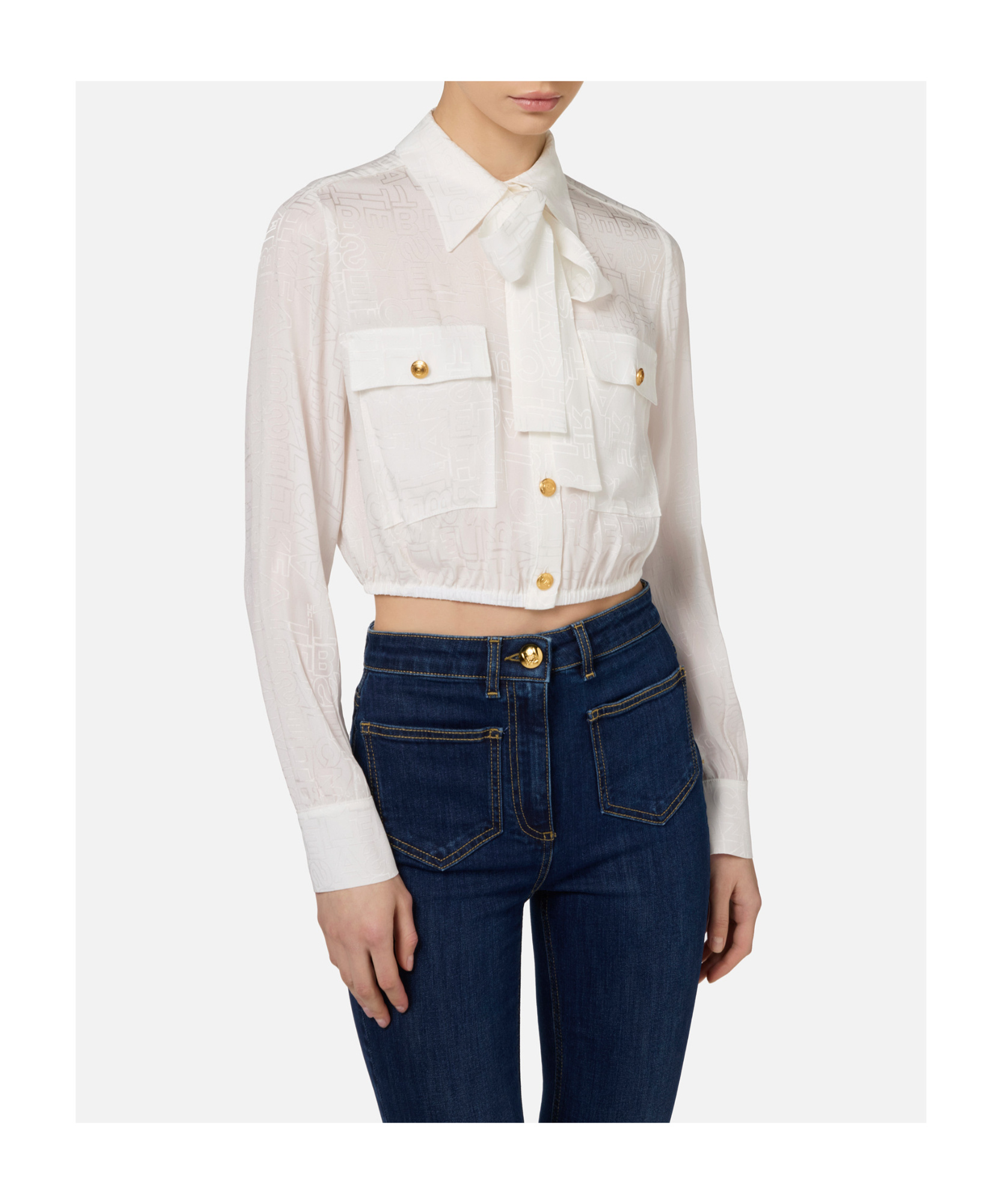 Elisabetta Franchi Shirt In White