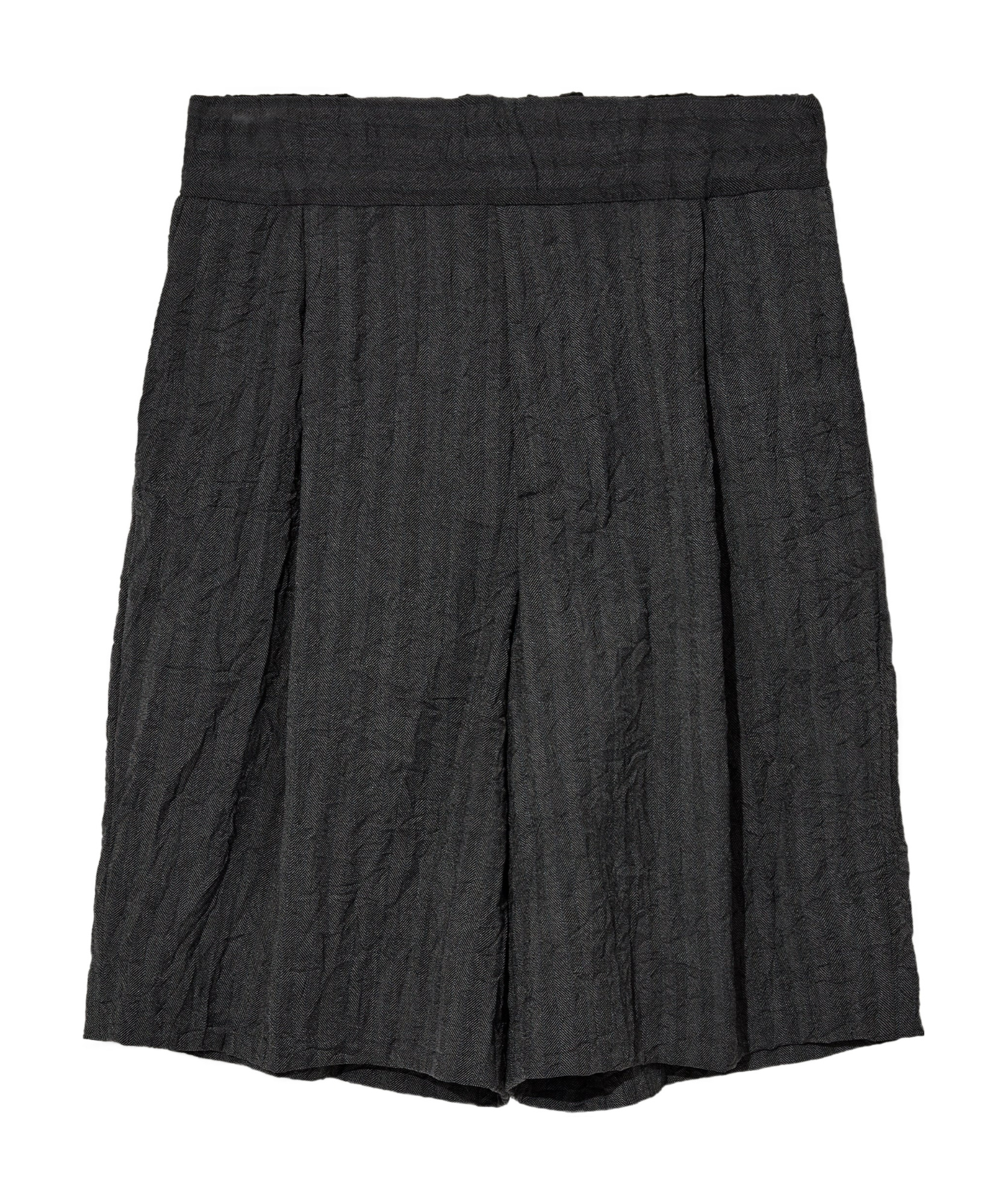 Dries Van Noten Pleated Shorts In Black