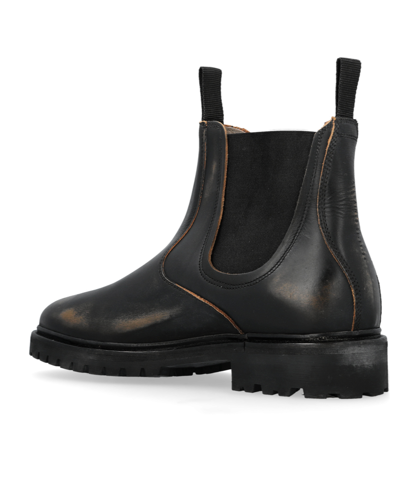 Allsaints Toby Leather Chelsea Boots In Black