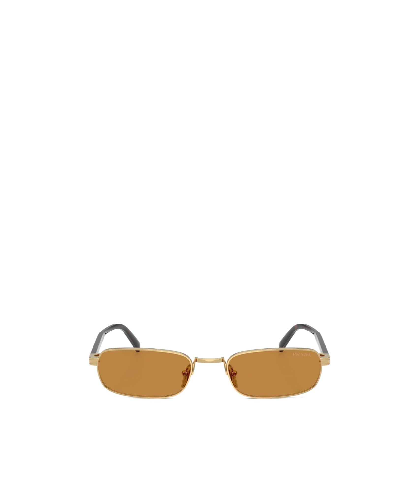 Prada Rectangular Sunglasses In Brown
