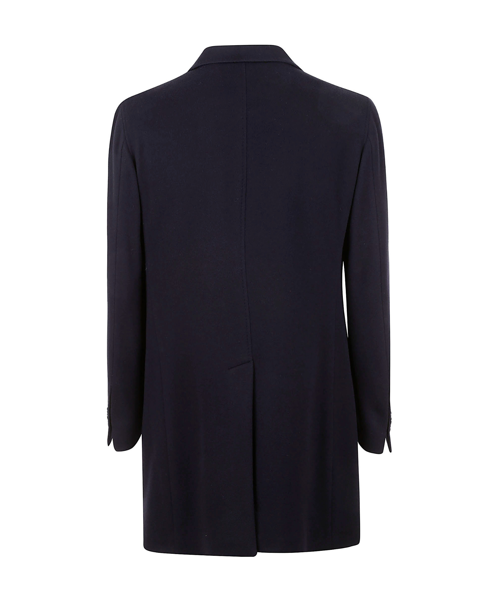 Tagliatore Tailored Coat With Notch Lapel And Pockets In Blue