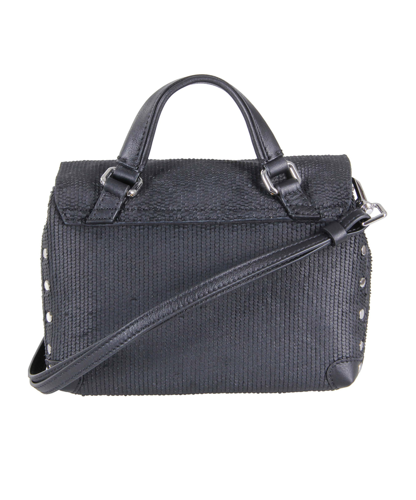 Zanellato Top Handle Shoulder Bag In Black