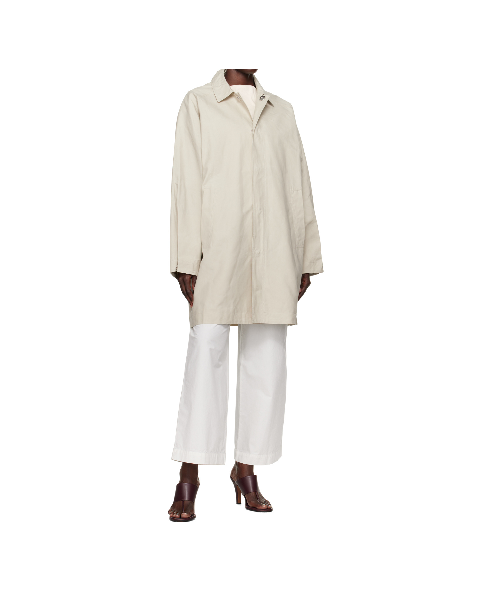 Baserange Long Sleeve Windbreaker In Neutral