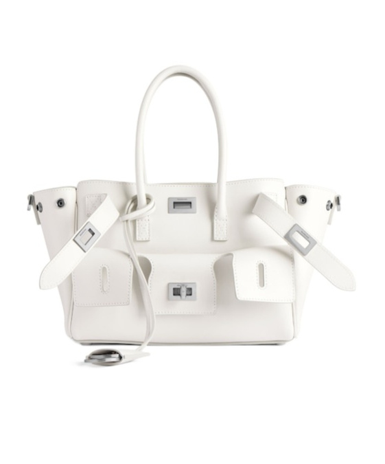 Balenciaga Women's Bel Air Carry All Bag Mini  In White