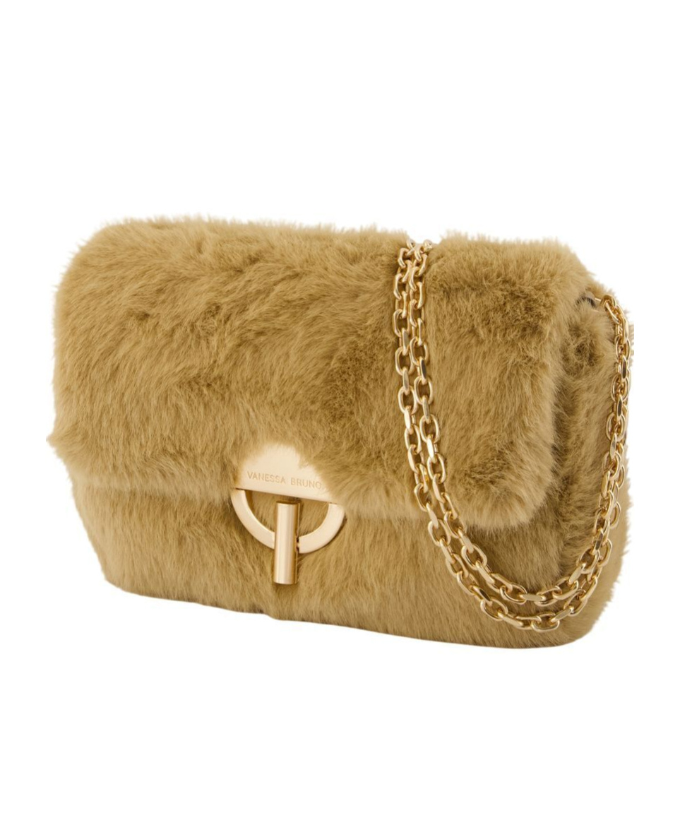 Vanessa Bruno Moon Moyen Shoulder Bag In Neutral
