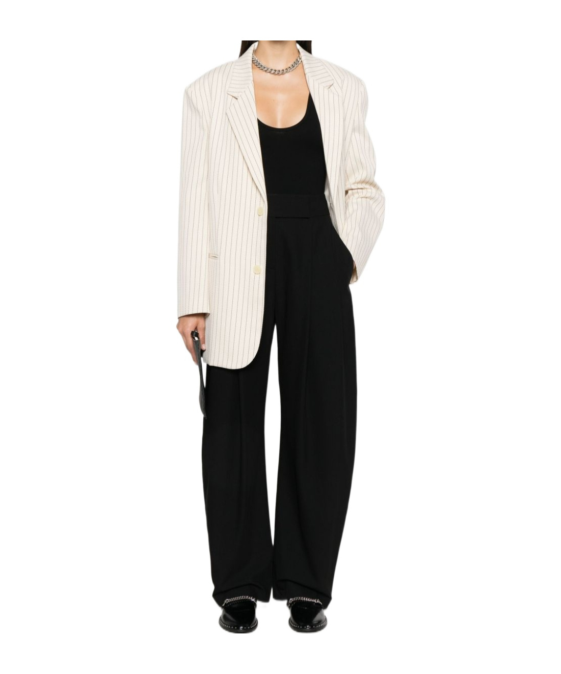 PINKO PINKO PLEATED STRAIGHT-LED TROUSERS