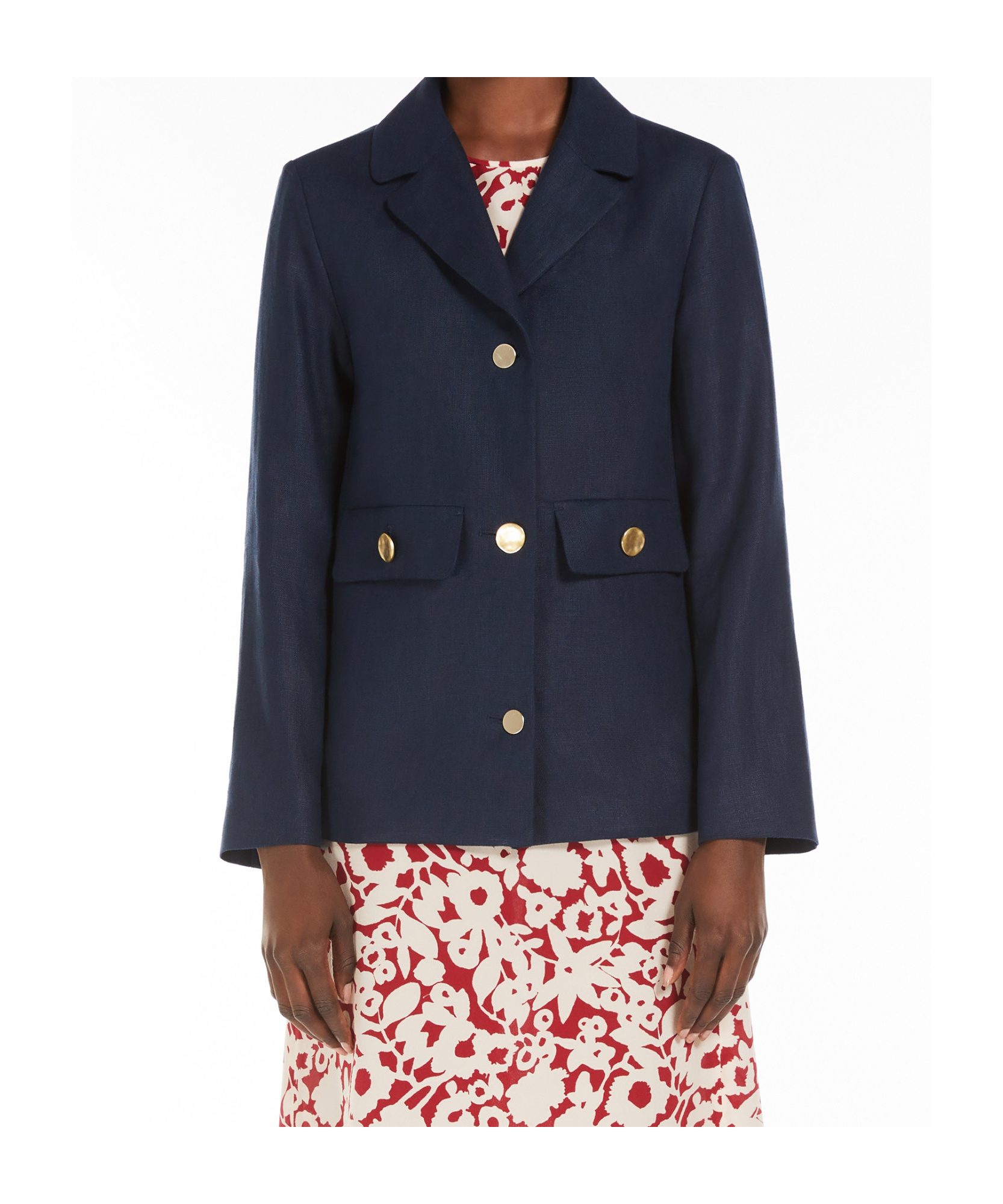 Max Mara Single-breasted Blazer In Black