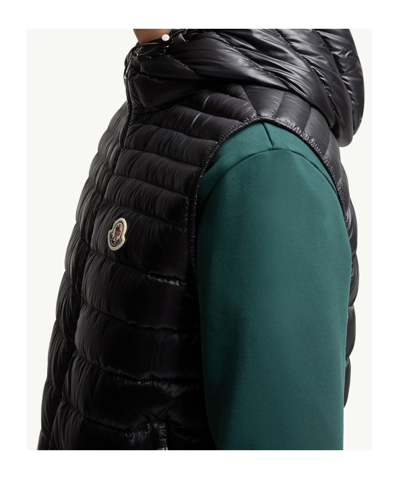 Moncler Orant Padded Vest With Hood In Black