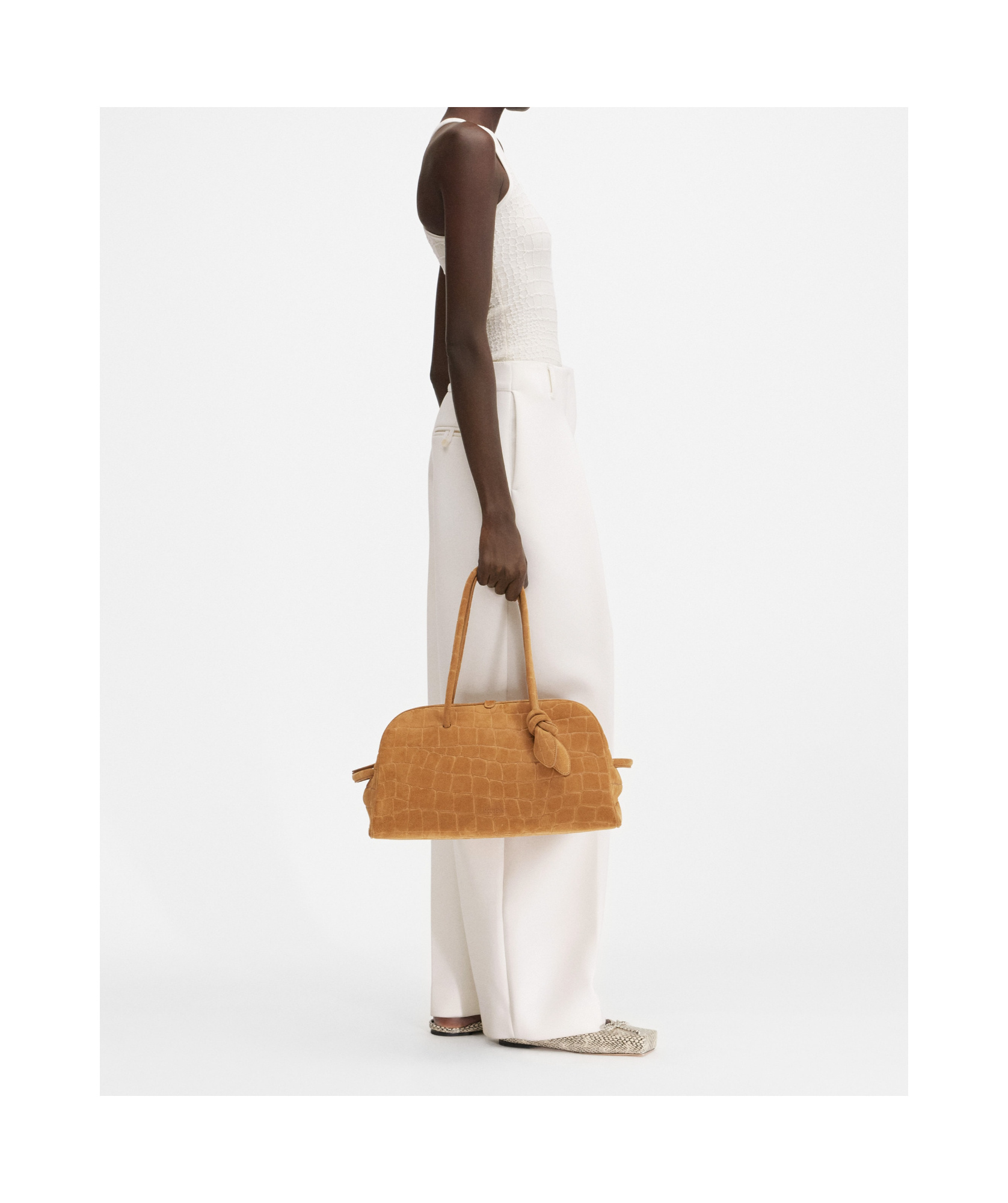 Jacquemus Top Scala Viscose In White