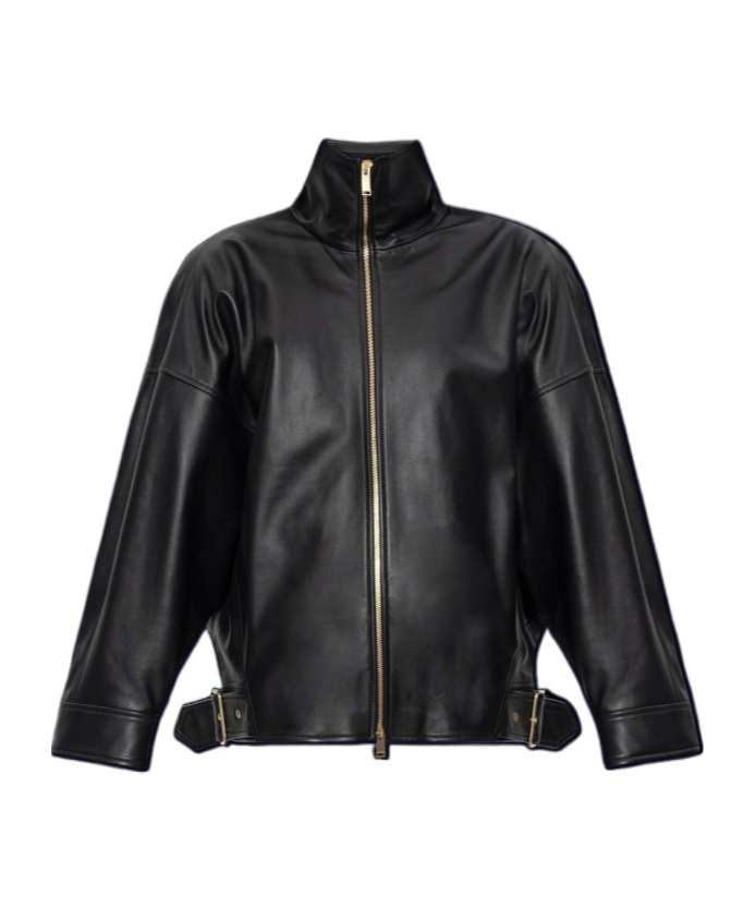 Darkpark Zip-up Coat In Black