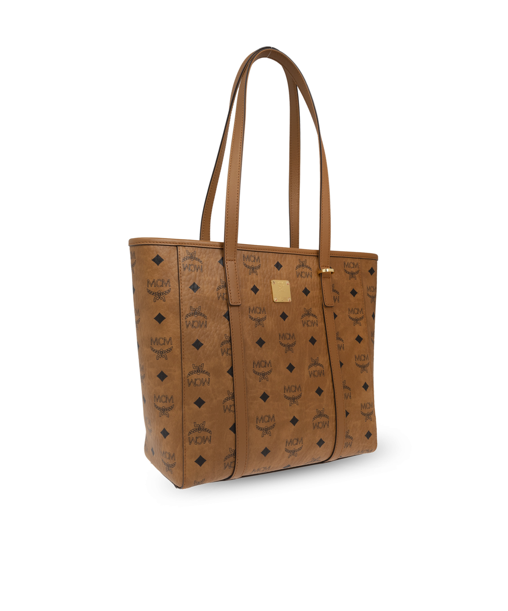 Mcm Pattern Handbag In Brown