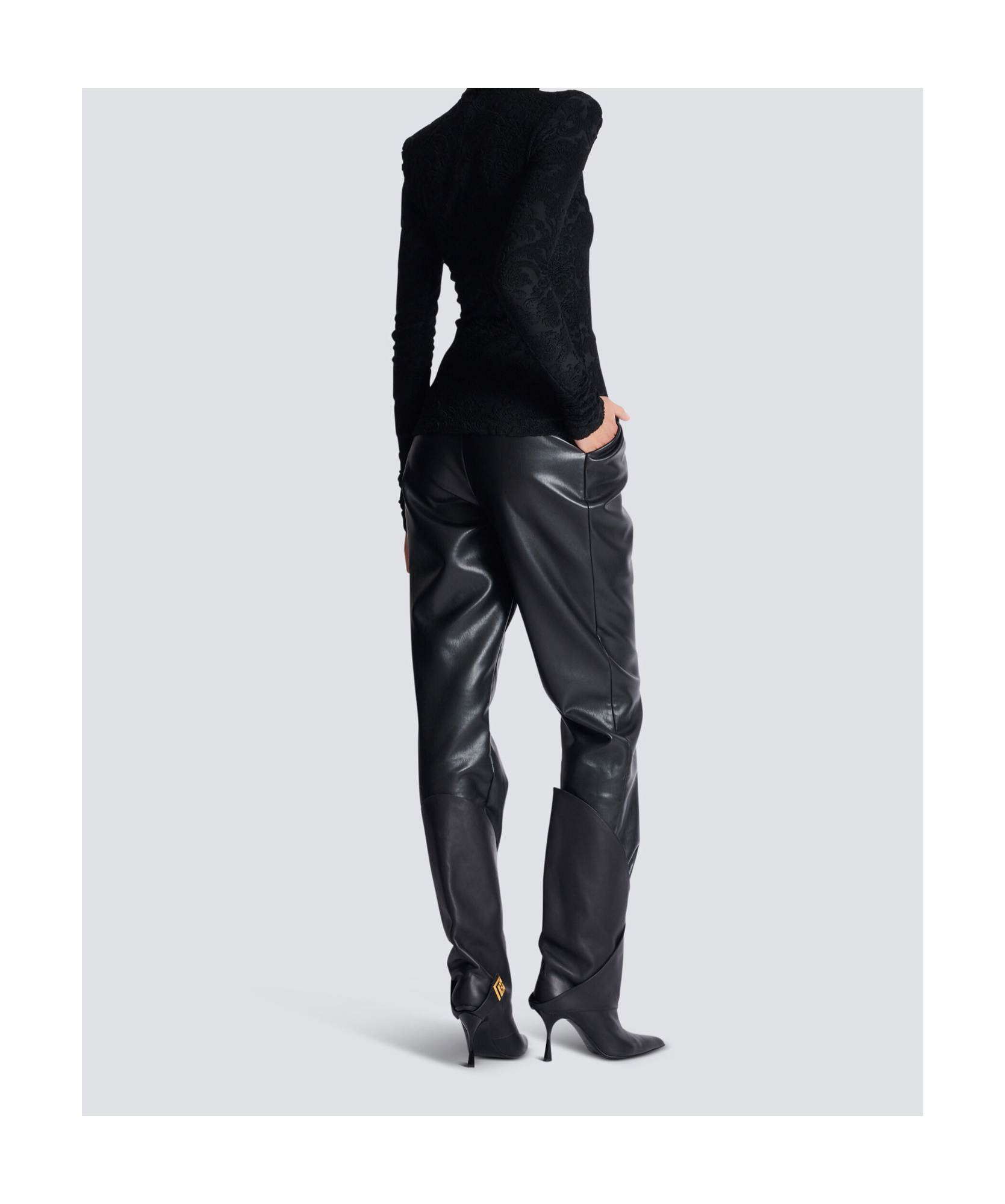 Balmain Buttoned Shoulder Sleeve Top