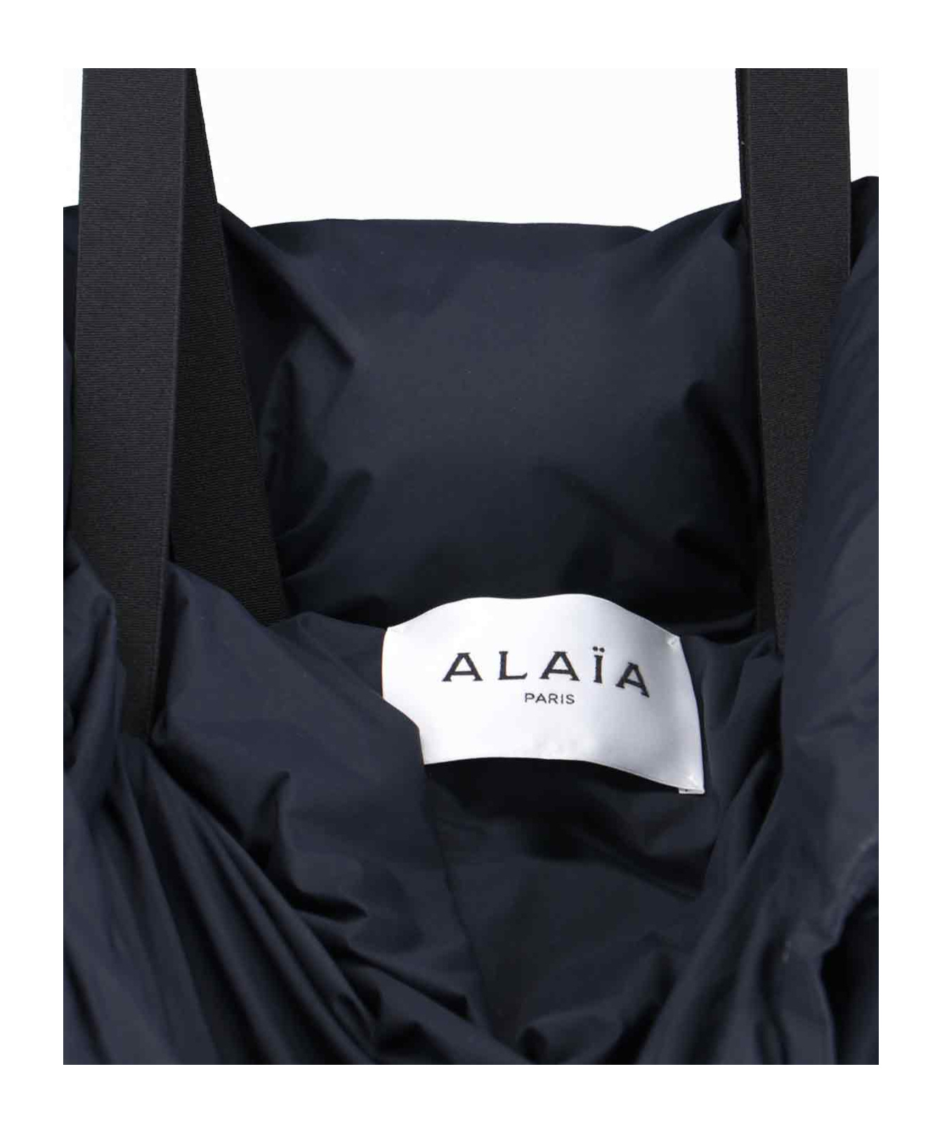 Alaïa Long-sleeved Down Jacket In Black
