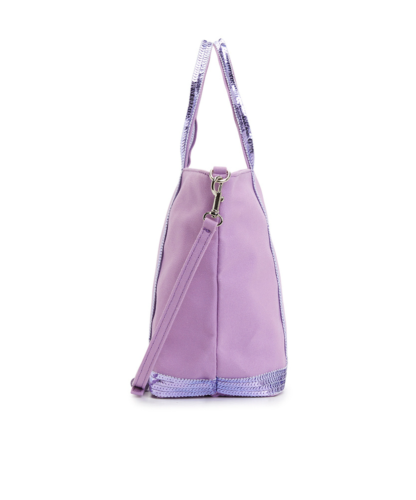 Vanessa Bruno Cabas Logo Tote In Purple