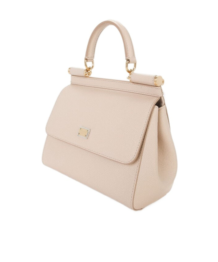Dolce & Gabbana Medium Sicily Handbag In Nude