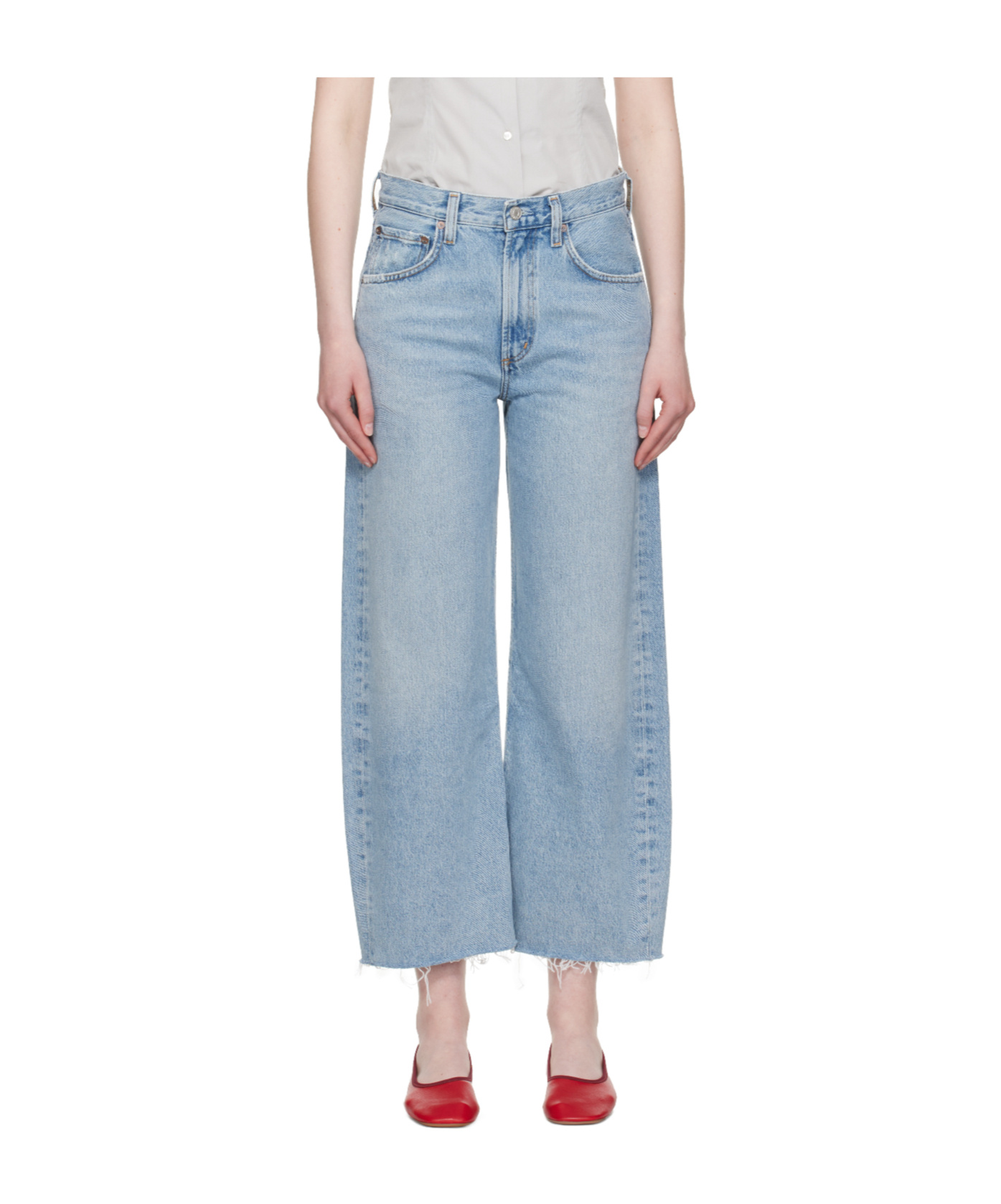Agolde Low Curve Fray Jeans
